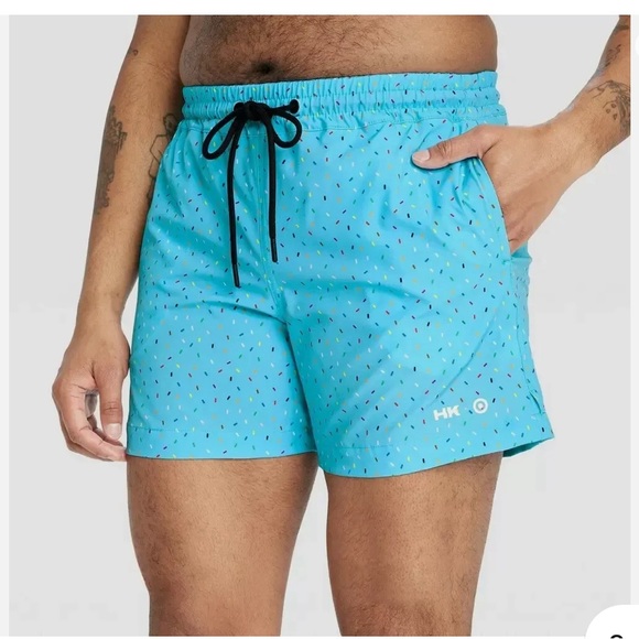 humankind Other - Pride Adult Humankind Swim Trunks - Blue Confetti